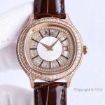 TW Factory Piaget Black-Tie Rose Gold Diamond Watch 41mm